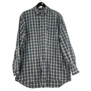 Vintage Abercrombie Original Big Shirt Plaid Button Up Men’s L
